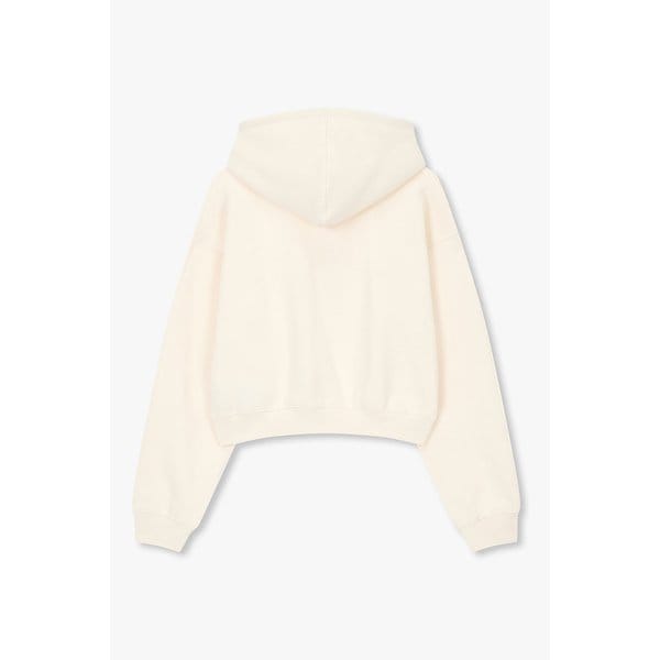 크롭 기모 후드 집업 9105413230005