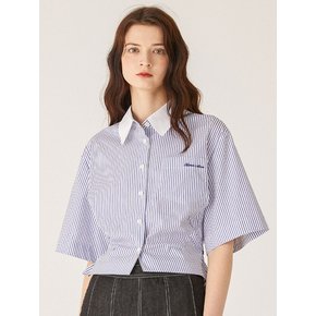 Waist Tuck Cropped Shirt_NAVY (SA4SSN1_45)