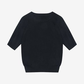 골지 라운드 반팔 니트 (SSKUUCD29230)(SSKUU29230)