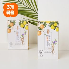[3개 묶음] 목에 좋은 국내산 모과 배도라지 농축액 스틱 차 총 30봉