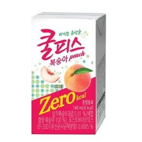 쿨피스 140ml 24개입 자두/복숭아