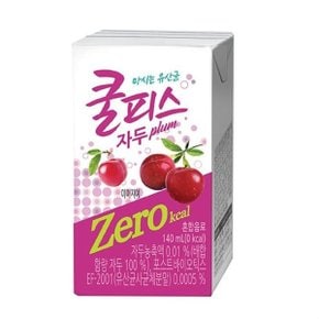 쿨피스 140ml 24개입 자두/복숭아