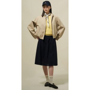빈폴레이디스 레이스 H라인 스커트 - 네이비 BF5327C55R