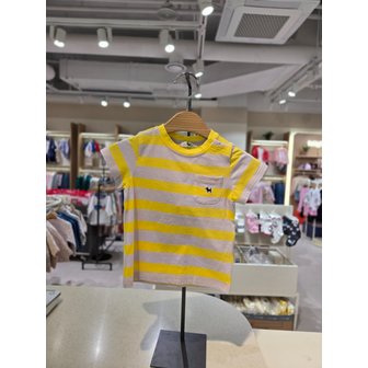 블루독베이비 [파주점] (VI) 스트라이프 반소매 티셔츠 4531933205