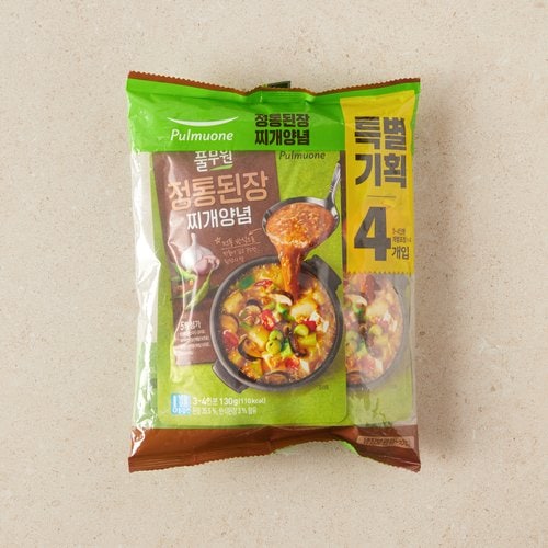 풀무원 정통된장찌개전용양념130g*4