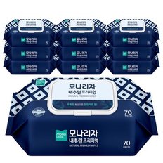 모나리자 아기물티슈 내추럴 프리미엄 고평량 80gsm 엠보싱 물티슈(