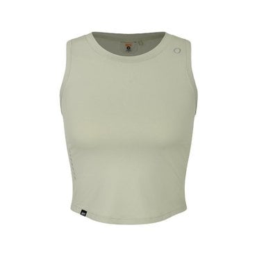 UFC SPORT 그루브 슬림 크롭핏 슬리브리스 라이트올리브 U4SLV3203LL
