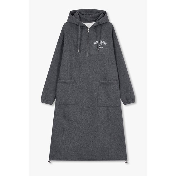 기모 반집업 후디 원피스 9175441983087