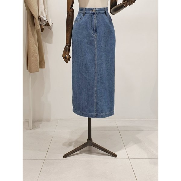 [파주점] 쥬크 주크 H라인 뒷밴딩 데님 스커트 V262PSD945