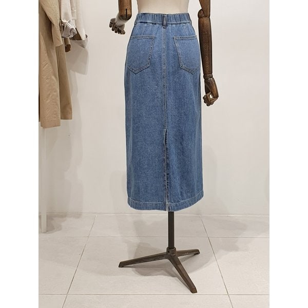 [파주점] 쥬크 주크 H라인 뒷밴딩 데님 스커트 V262PSD945