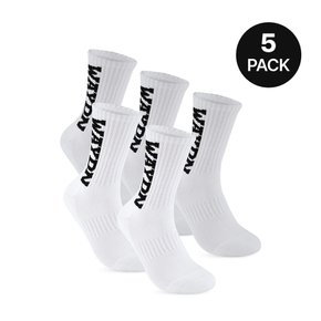 [5PACK] 메인로고 미들삭스