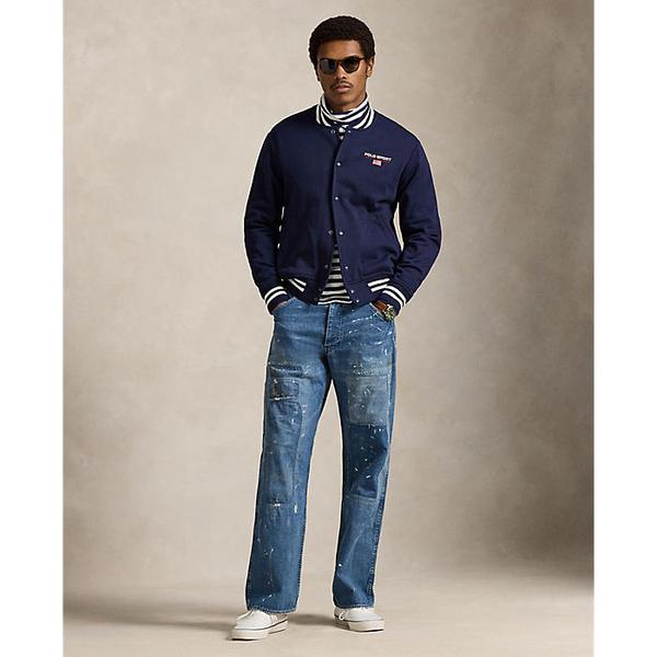 남성 폴로 스포츠 플리스 베이스볼 재킷(MNPOKNI16825069410)