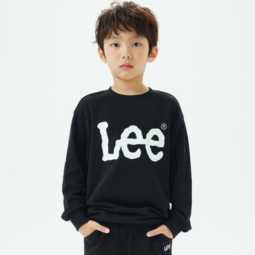 Lee Kids 빅 트위치 로고 레귤러핏 스웨트셔츠 블랙 LK2403CR01BK