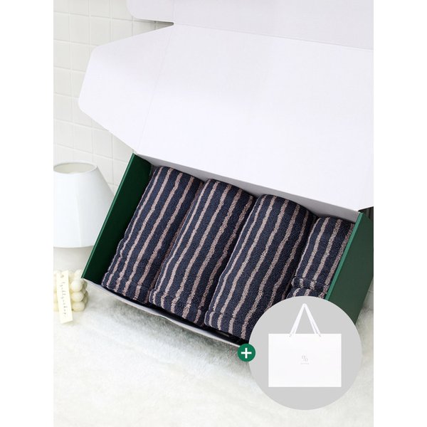 1퍼센테이지 퍼지 220g 세면 3P+고리수건 2P 선물세트