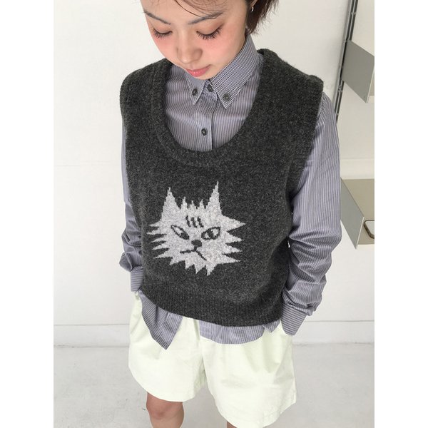 매드캣 베스트 - 그레이