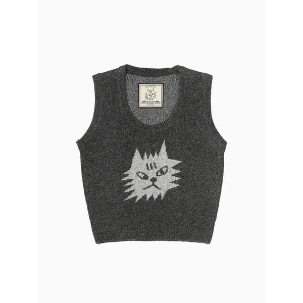 매드캣 베스트 - 그레이