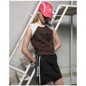 [골라] 여성 W MESH OVERLAP SLEEVELESS T [2COLOR]