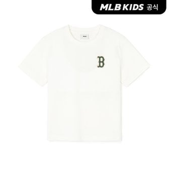 MLB키즈 (공식)24SS 모노그램 캠핑 빅럭스 티셔츠 BOS