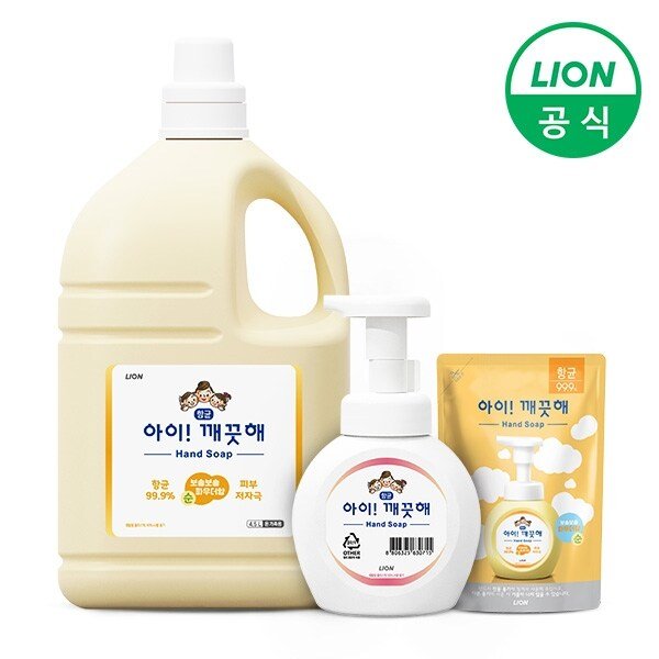 아이깨끗해 핸드워시 대용량 순 4.5L x 1개