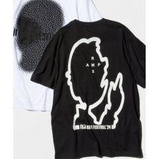 빔즈 남성 후지 락 페스티벌24 × 빔스/램프 로스트 티셔츠