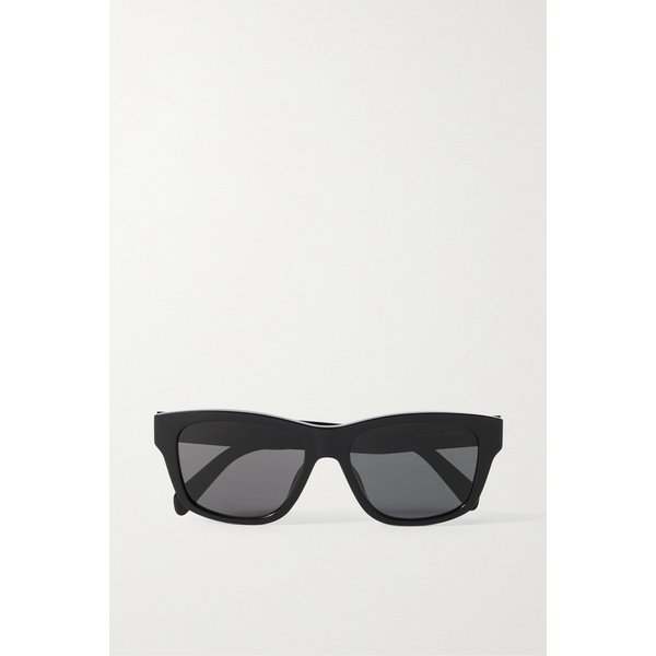 스퀘어 프레임 아세테이트 선글라스 블랙 1647597302155434