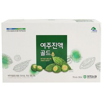 참다올 [명절 후 배송]태백농협 여주진액골드 70ml x 30포(+쇼핑백)