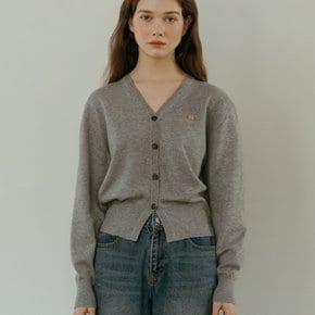 [예약발송: 10/2_M/GREY,10/29_INDY PINK]데일리 소프트 벨 슬리브 브이넥 가디건_5COLOR