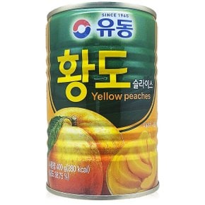 황도슬라이스 400g 1개 ~ 통조림 술안주 간식 캔