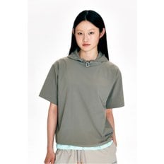 코오롱스포츠 여성 반팔 후디 (SET UP) TVTCM24696GKH