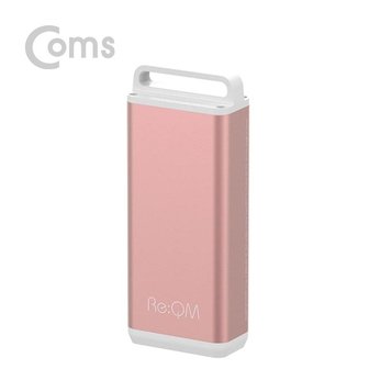  Coms 리큐엠 손난로 5200mAh 보조배터리 로즈골드 (WDAA255)