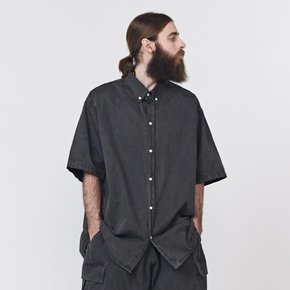 CB PIGMENT OVER SHORT SLEEVE SHIRT (CHARCOAL)