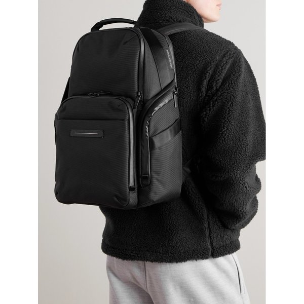 스튜디오 미드타운 가죽 트리밍 백팩 46376663163004149