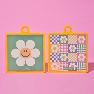 글라스락 위글위글 양면 도마 1P (스마일위러브)