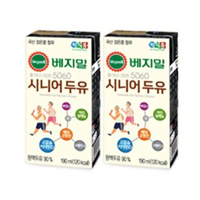 정식품 베지밀 5060 시니어두유 190ml 16개