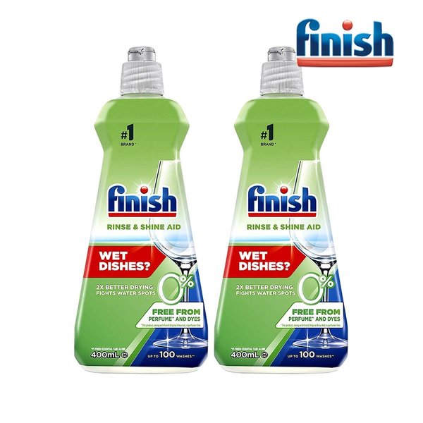 린스 에이드 식기세척기 전용 헹굼보조제 400ml x2개 식기세척기 린스 식기세척기 세제 린스 피니쉬린스 식기세척기 전용 헹굼 보조제 식세기린스