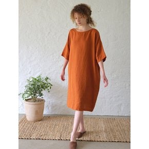 Linen Luminic Overfit Long Dress