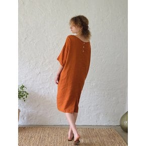 Linen Luminic Overfit Long Dress