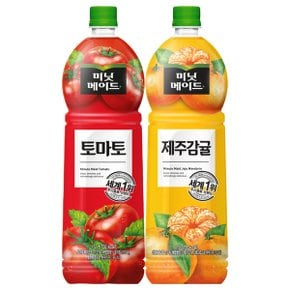 [오늘쇼핑]미닛메이드 토마토 1.5L+제주감귤 1.5L / 총 2개