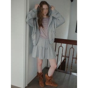 French Terry Hoodie Zip-Up_Gray(OB6OT08)