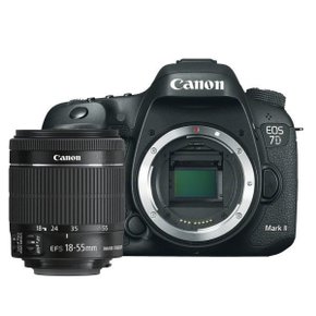 캐논 EOS 7D Mark II+EF-S 18-55mm F3.5-5.6 IS STM 정품 한솔카메라