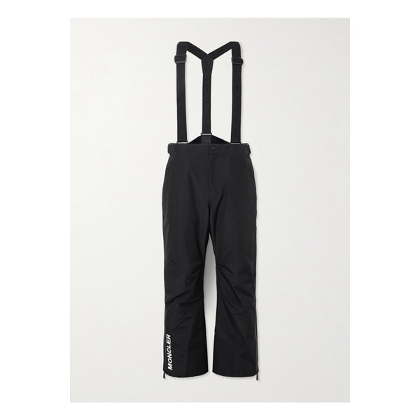 몽클레어 스트레이트 로고 프린트 패딩 스키 팬츠 블랙 1647597355587940