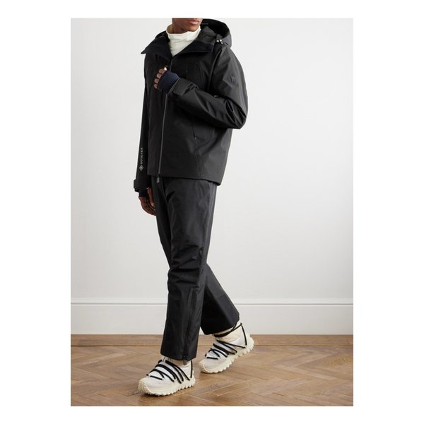 몽클레어 스트레이트 로고 프린트 패딩 스키 팬츠 블랙 1647597355587940