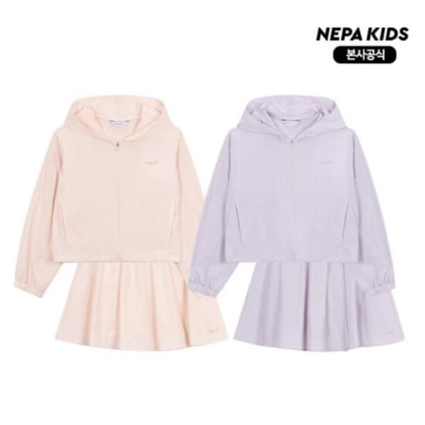 [부산점] 시크 우븐 집업 스커트 세트 KL25904