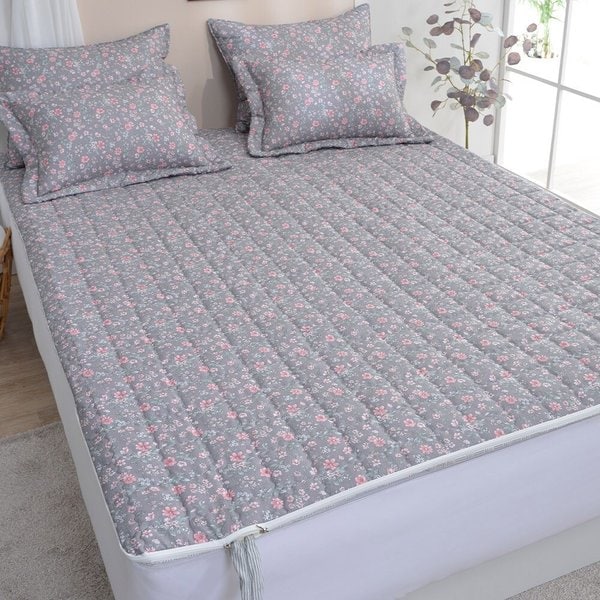 리브린 플라워레인 세미마이크로 온수매트커버 S