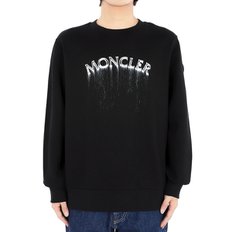 몽클레어 24 S/S 남성 로고 코튼 플리스 맨투맨(블랙) 8G00004 809KR 999 /국내당일발송