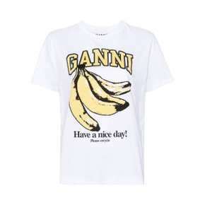 [스타필드 수원] 가니 바나나 그래픽 릴렉스핏 반팔 티셔츠 T3861 151