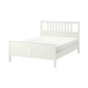 이케아 HEMNES 헴네스 퀸침대+갈빗살(프레임세트) 150x200cm/매트미포함/퀸사이즈/북유럽/침실