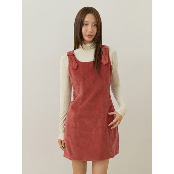 코듀로이 원피스 (Red)
