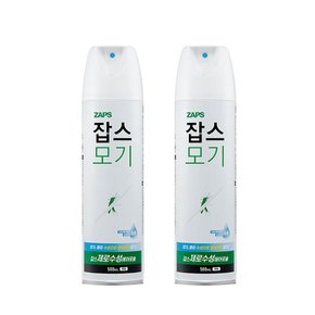 잡스 모기 제로수성에어로솔 500ml x 2개 모기 파리 해충퇴치 살충제 모기약 파리약