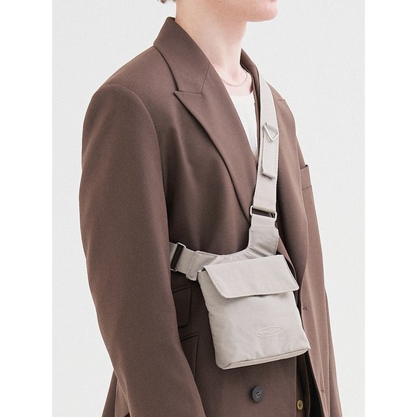 BISHOP NX 미니 크로스백 베이지